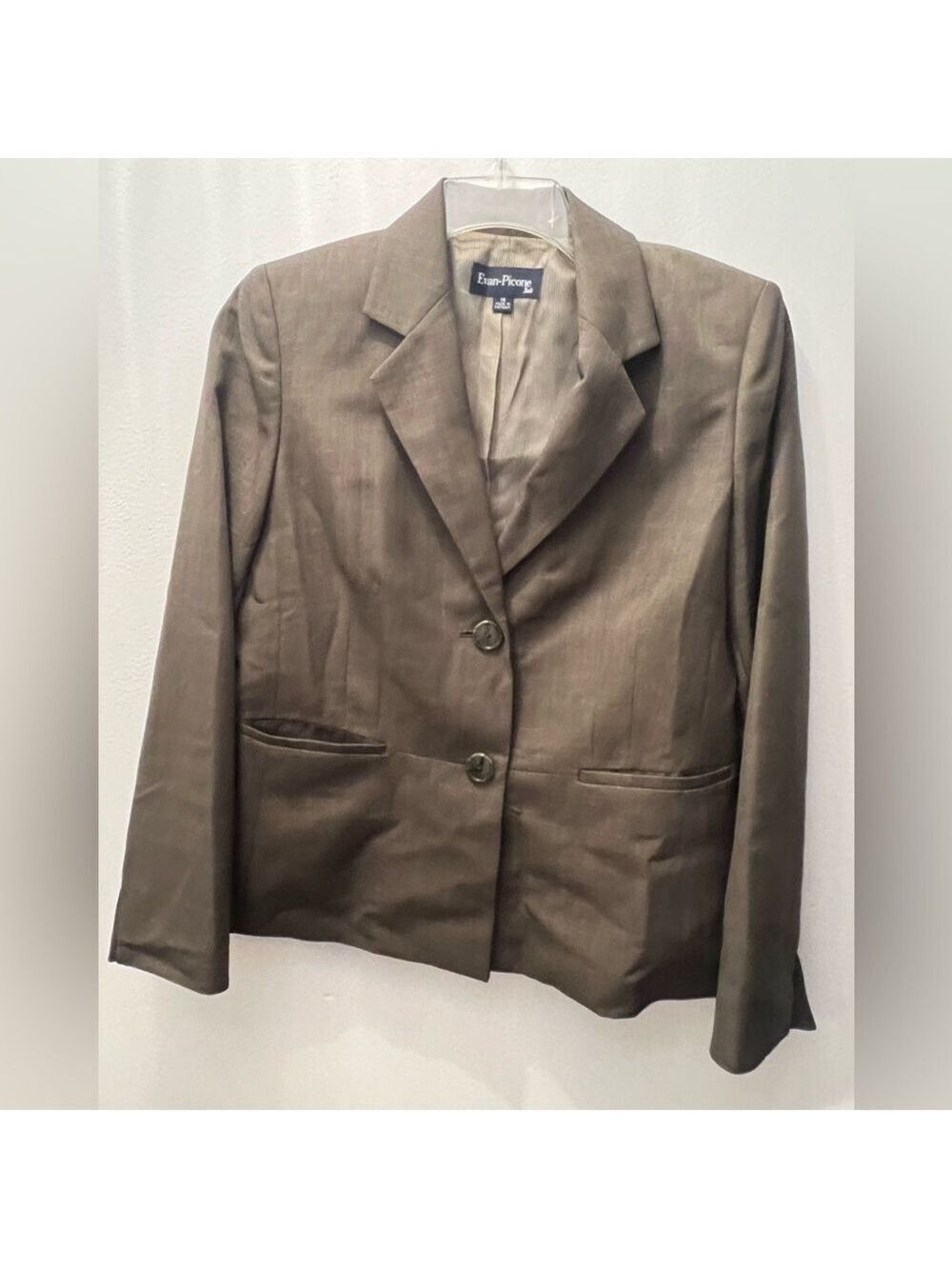 Evan Picone fitter blazer. Olive green. Size 10. Blazer only.